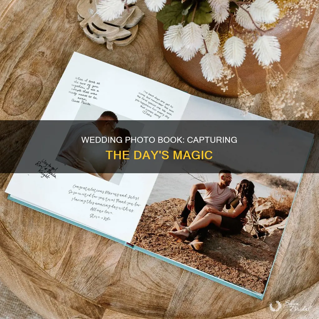 what to write in a wedding photo book