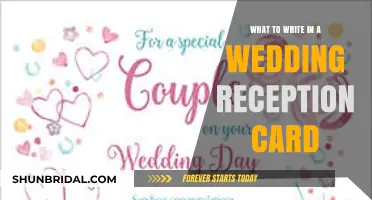 Perfect Wedding Reception Card Messages: Tips and Heartfelt Ideas