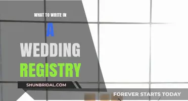 Creating a Wedding Registry: What to Include
