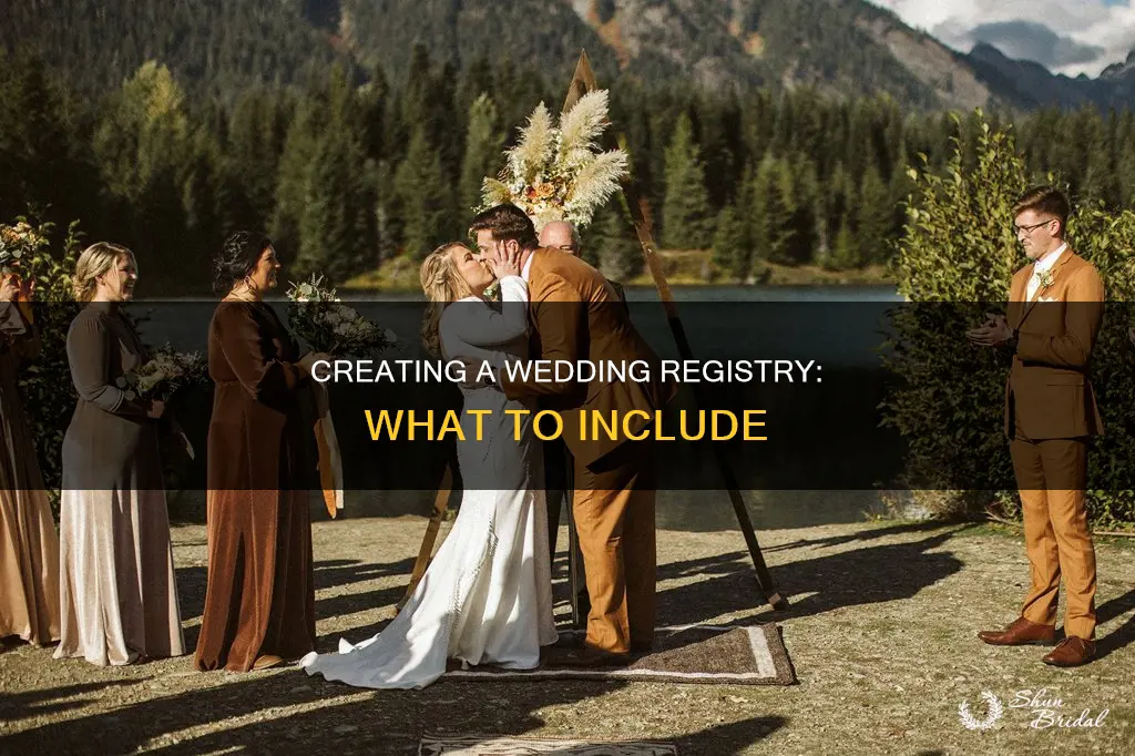 what to write in a wedding registry