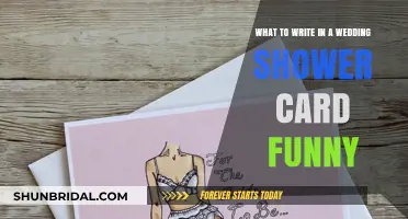 Laugh-Out-Loud Lines: Crafting Hilarious Wedding Shower Card Messages