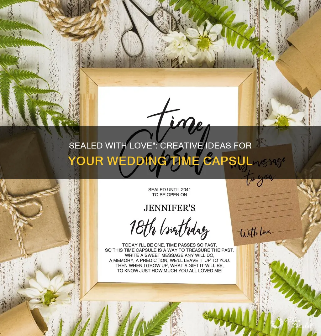 what to write in a wedding time capsule