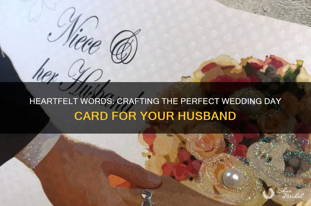 what to write in card for husband on wedding day