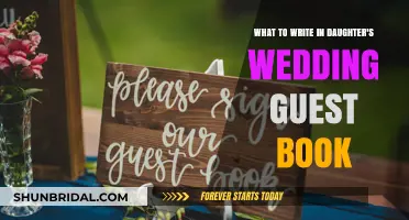 Heartfelt Messages: What to Write in Your Daughter’s Wedding Guest Book