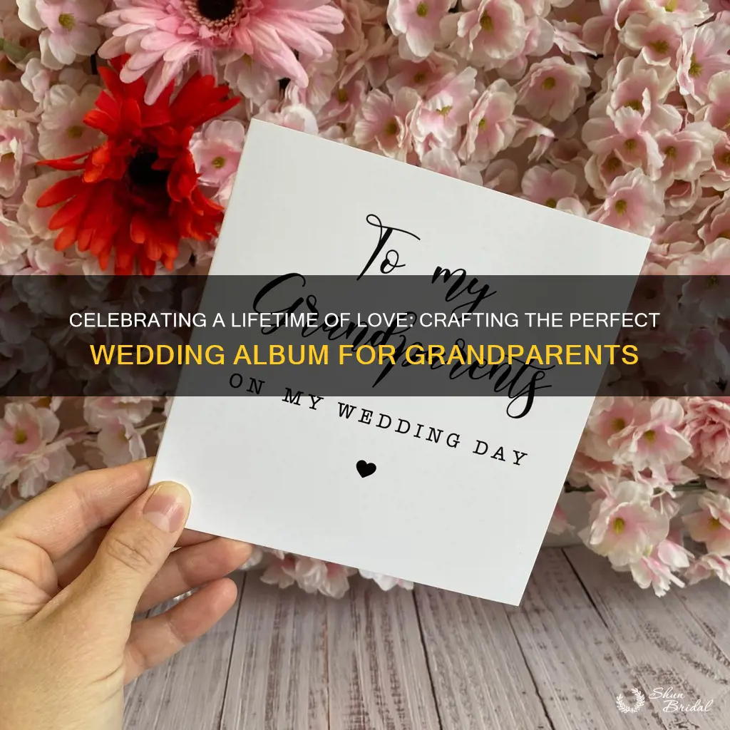 what to write in grandparents wedding album