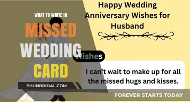 Thoughtful Messages to Write in a Missed Wedding Card