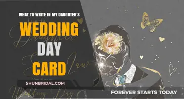 Heartfelt Words for Your Daughter's Wedding Day: A Guide to Writing the Perfect Card