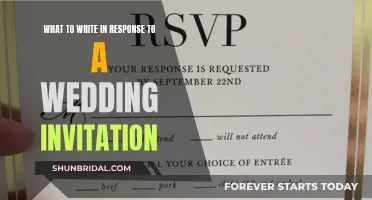 Crafting the Perfect Wedding Invitation Response