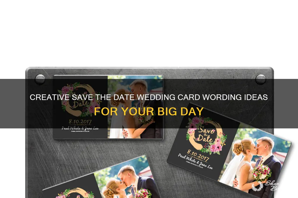 what to write in save the date wedding cards