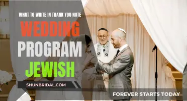 Expressing Gratitude: The Art of Thank You Notes in Jewish Wedding Traditions