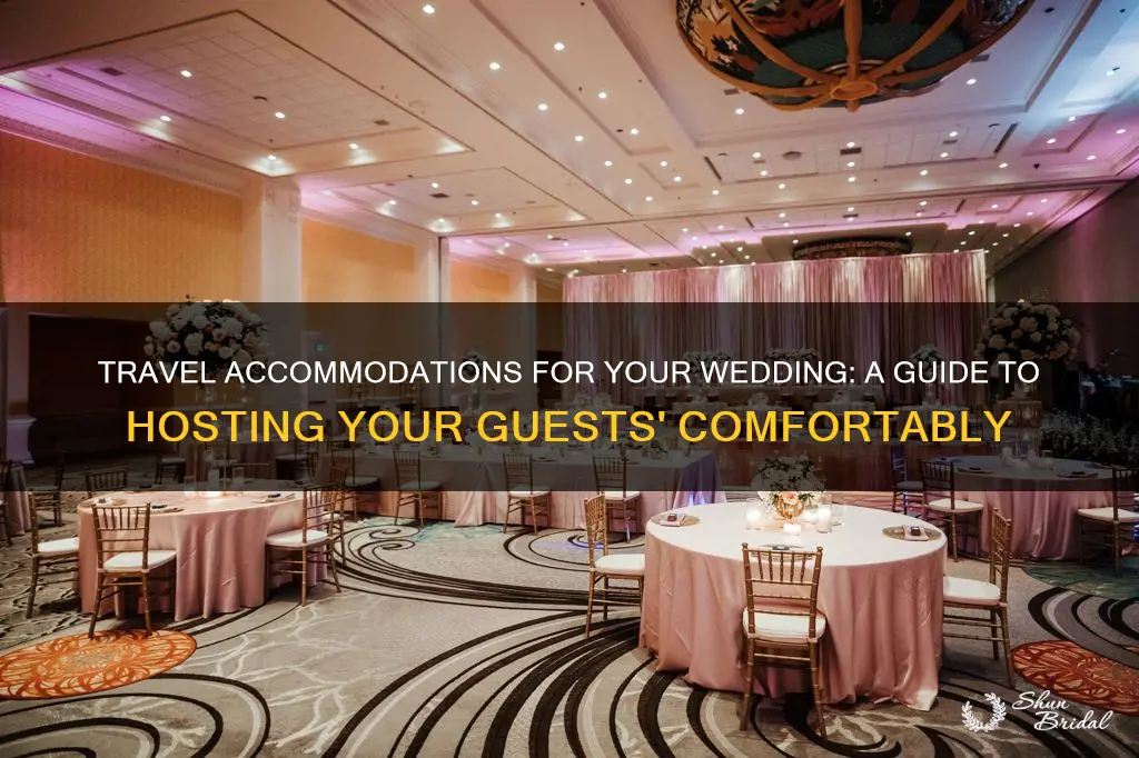 what to write in the travel accommodation wedding