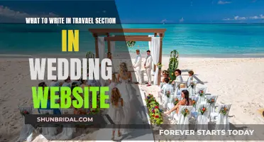 Exploring Our Journey: Crafting the Perfect Travel Section for Your Wedding Website