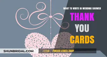 Heartfelt Thank You Notes: Crafting Perfect Wedding Shower Gratitude Messages