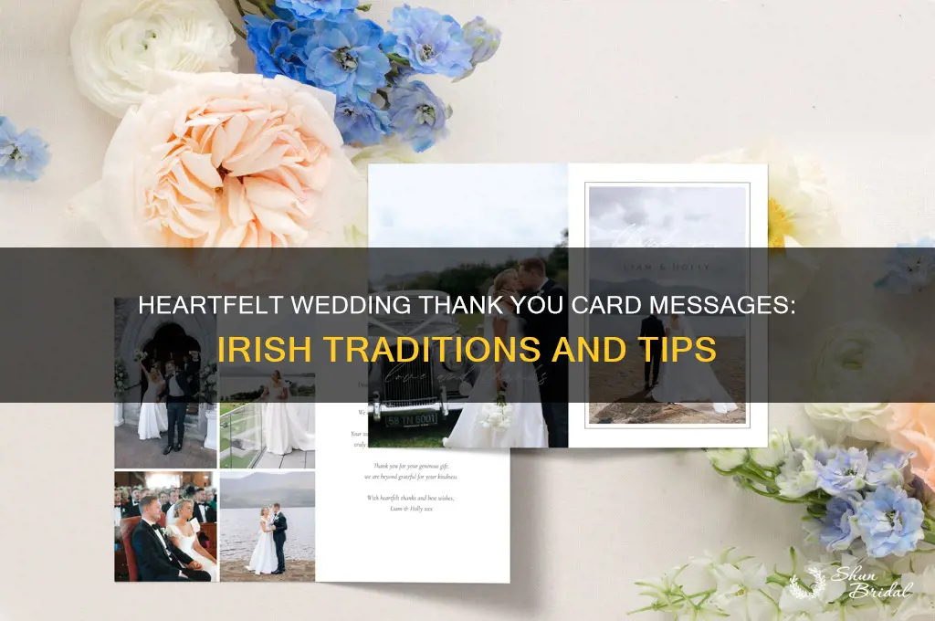 what to write in wedding thank you cards ireland