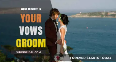 Crafting Heartfelt Groom Vows: Tips for Personal and Meaningful Promises
