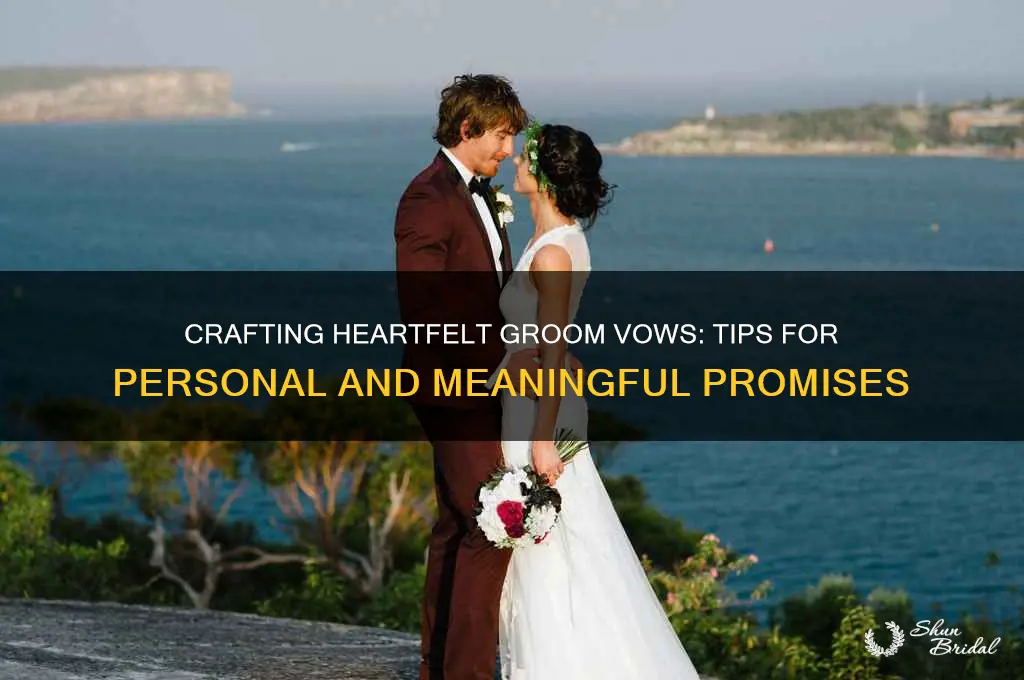 what to write in your vows groom