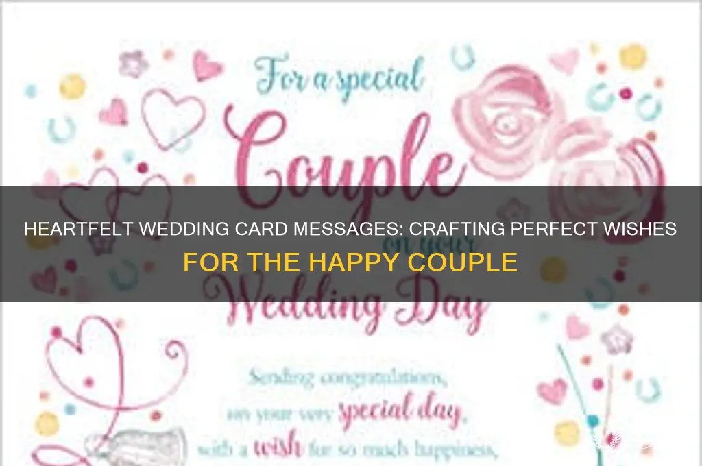 what to write jn a wedding card
