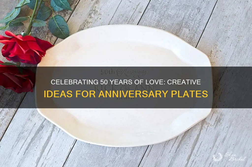 what to write on 50 years wedding anniversary plates