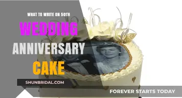 Celebrating 50 Years of Love: Perfect 50th Anniversary Cake Inscriptions