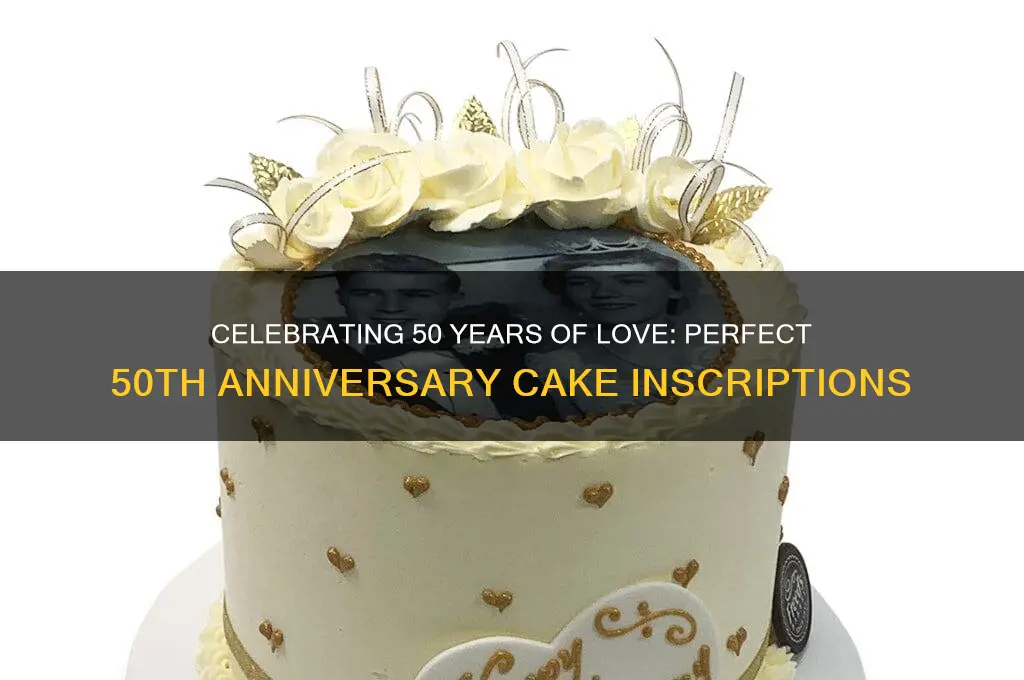 what to write on 50th wedding anniversary cake