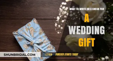 Perfect Wedding Gift Check Wording: Etiquette and Personalization Tips
