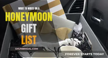 Honeymoon Gift List: Unique Ideas for the Perfect Gifts