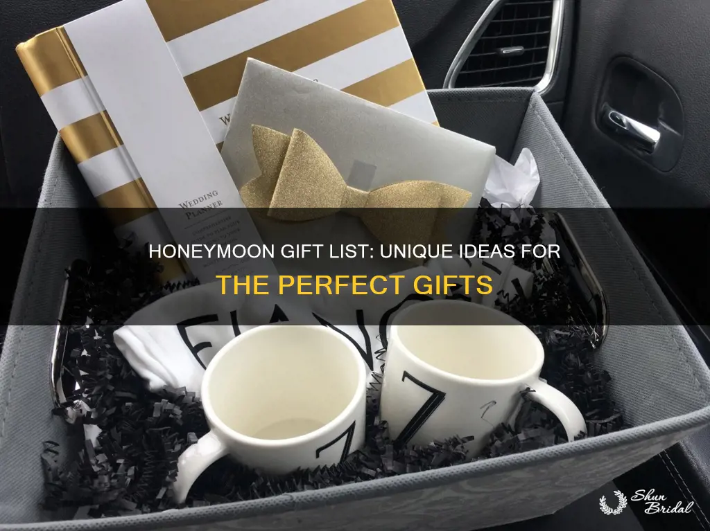 what to write on a honeymoon gift list