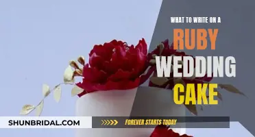 Ruby Wedding Cake: Celebrate Four Decades of Love