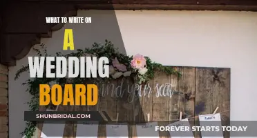 Words of Wisdom: Crafting the Perfect Wedding Board