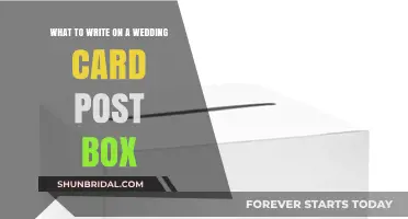Creative Wedding Card Post Box Messages: Tips and Ideas to Inspire