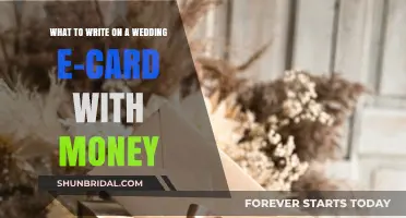 Thoughtful Wedding E-Card Messages to Pair with Your Cash Gift