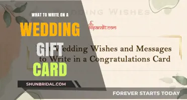 Thoughtful Wedding Gift Card Messages: Crafting the Perfect Note