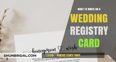 Thoughtful Wedding Registry Card Messages: Crafting Perfect Wishes for the Couple