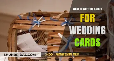 Creative Wedding Card Basket Ideas: Personalized Messages & Elegant Designs