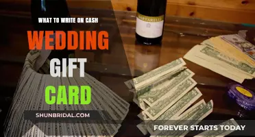 Thoughtful Cash Wedding Gift Card Messages: Crafting the Perfect Note