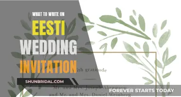 Crafting the Perfect Wedding Invitation for Your Eesti Celebration