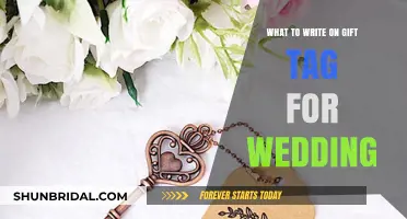 Perfect Wedding Gift Tag Messages: Thoughtful Words for the Happy Couple
