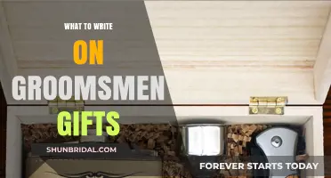 Thoughtful Groomsmen Gift Ideas: Personalized Messages to Show Your Appreciation