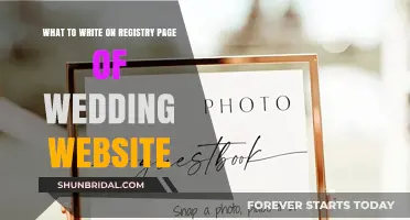 Crafting a Wedding Registry Page: Tips and Tricks