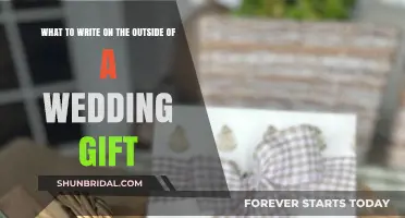 Perfect Wedding Gift Etiquette: What to Write on the Outside