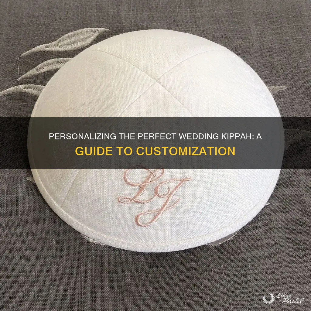 what to write on wedding kippah