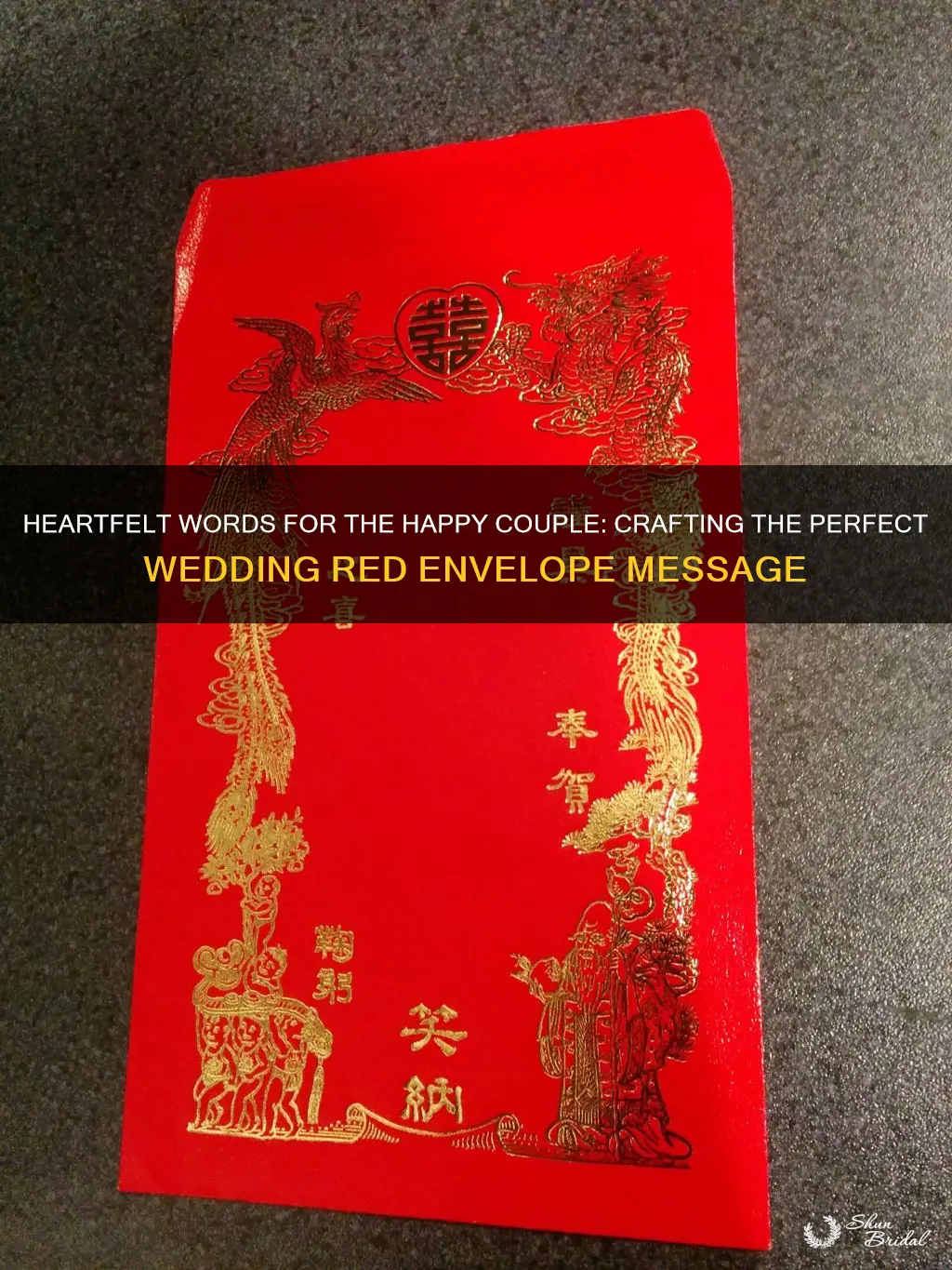 what to write on wedding red envelope