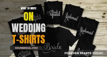 Customizing the Perfect Wedding T-Shirts: Creative Ideas and Tips