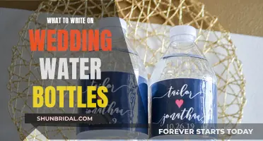 Wedding Water Bottles: Creative Ways to Personalize Your Message