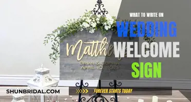 Crafting the Perfect Wedding Welcome: A Guide to Creating Heartwarming Signage