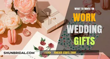 Thoughtful Work Wedding Gift Messages: Tips for Perfect Congratulations
