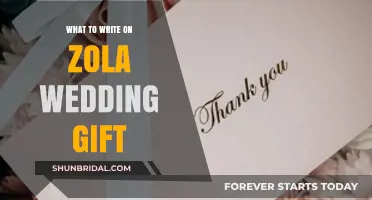 Thoughtful Zola Wedding Gift Messages: Tips for Writing the Perfect Note