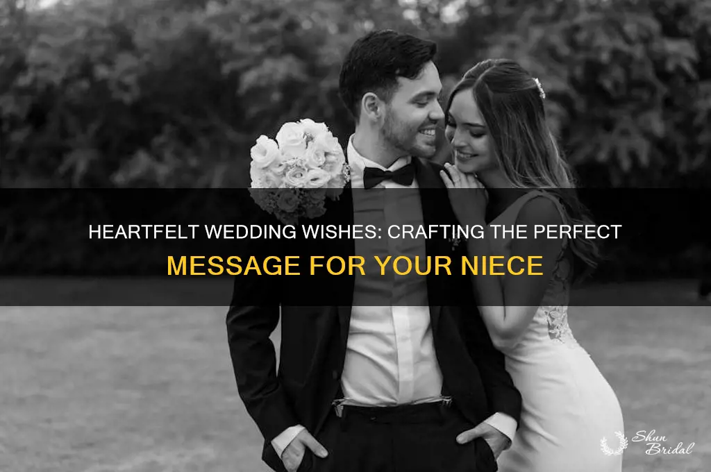 what to write to a niece on her wedding day