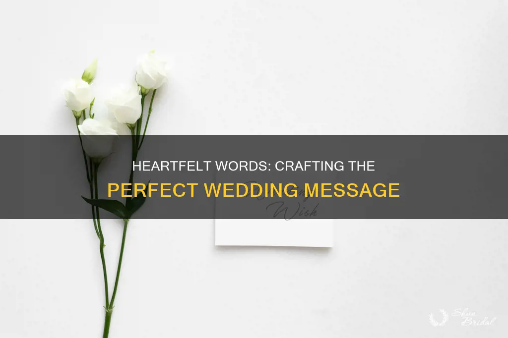 what to write to a wedding couple