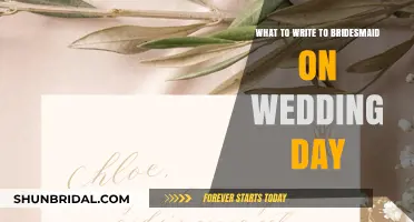 Heartfelt Notes to Bridesmaids: Celebrating Friendship on Your Wedding Day